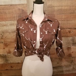 🦌Wrangler * NWOT * Antler Buck * Medium